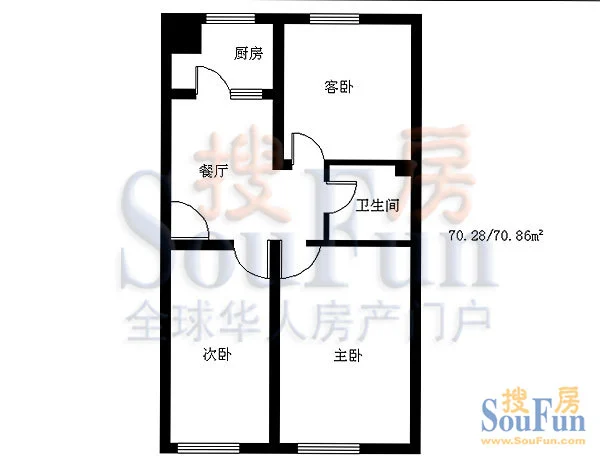 长城溪溪小镇户型图