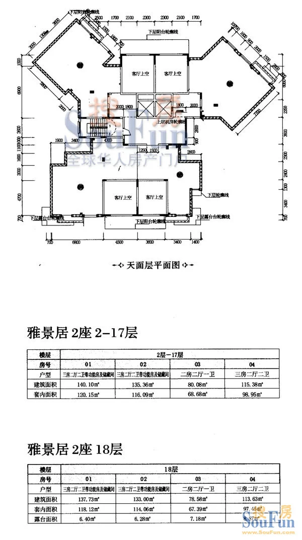 东骏豪苑二期户型图