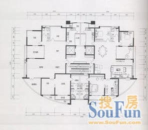 江胜天鹅湖别墅户型图