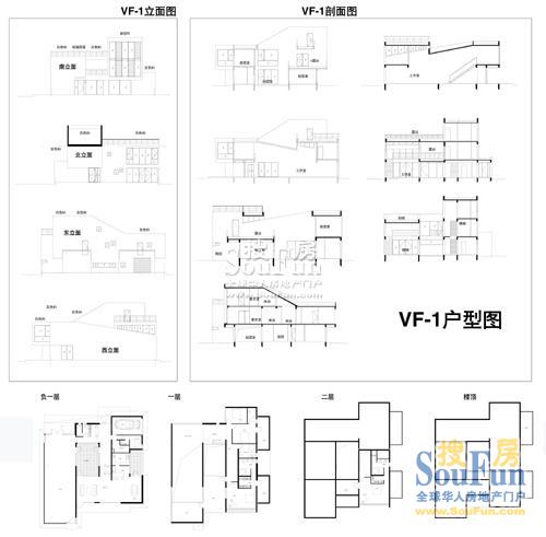 卓达三溪塘别墅户型图