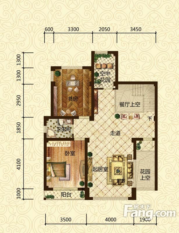 翠颐恬园别墅户型图