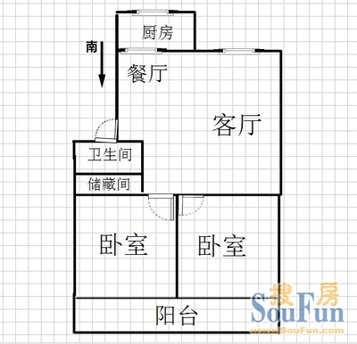 淮河路煤炭公司家属院户型图