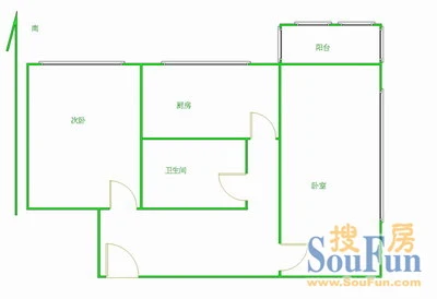 坨里水泥厂家属楼户型图