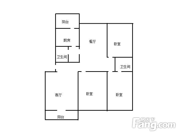 六通房地产宿舍户型图