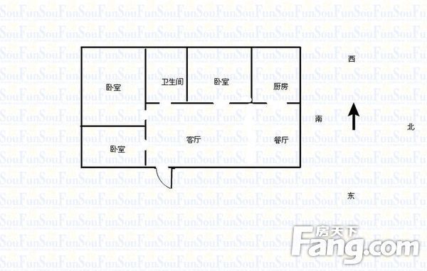 东涝台小区户型图