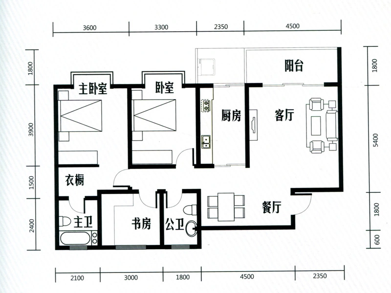 都市阳光户型图