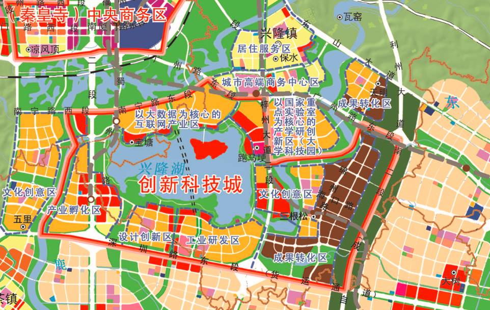 湘潭九华兴隆湖规划图图片
